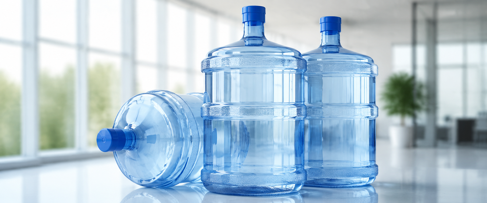 18.9L and 20L water containers using 55mm PET preforms