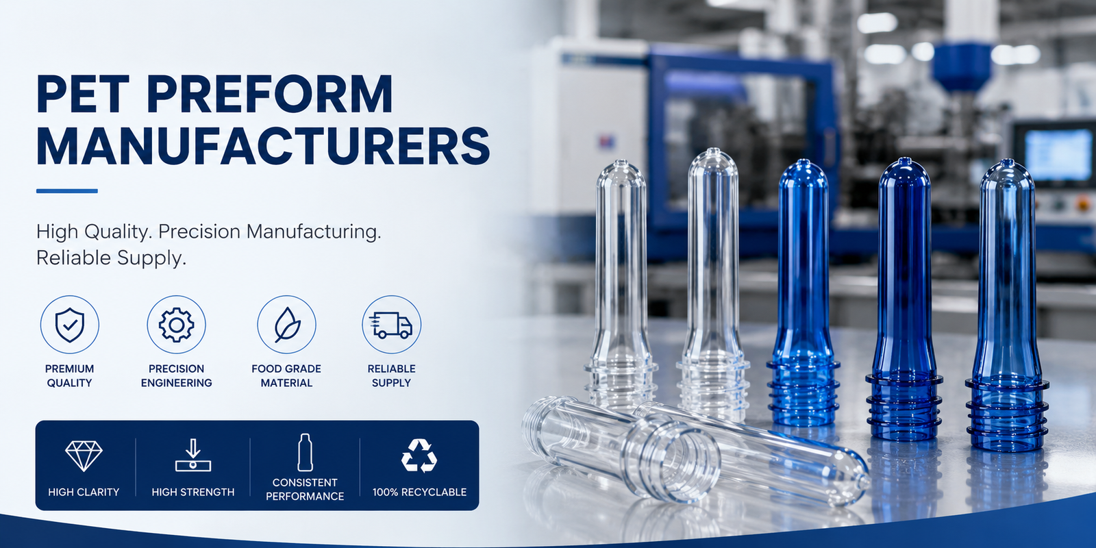 PET Preform products by Enlightening Plast